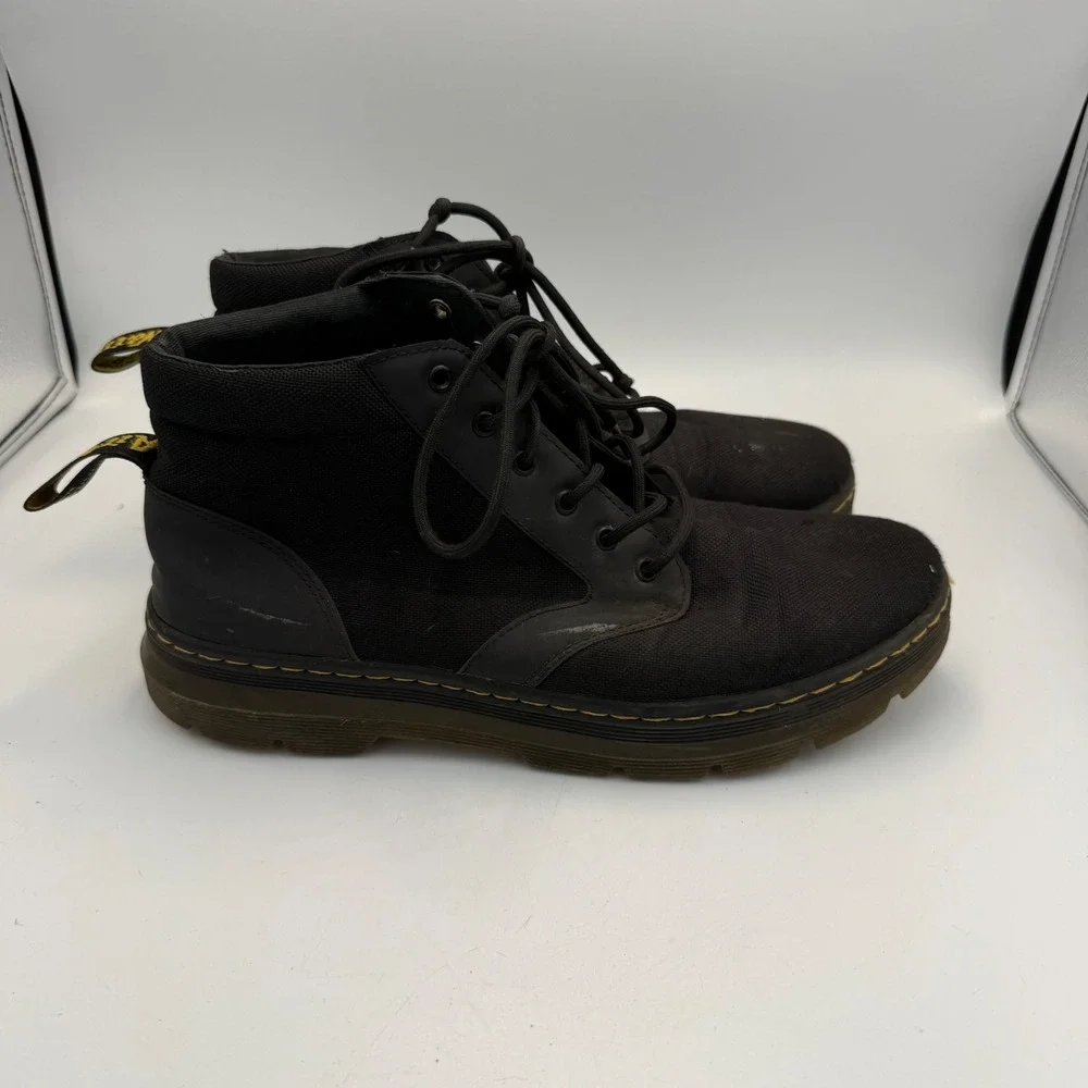 Dr. Martens Bonny Black Extra Tough Nylon Canvas Utility Boots Mens 11 Punk